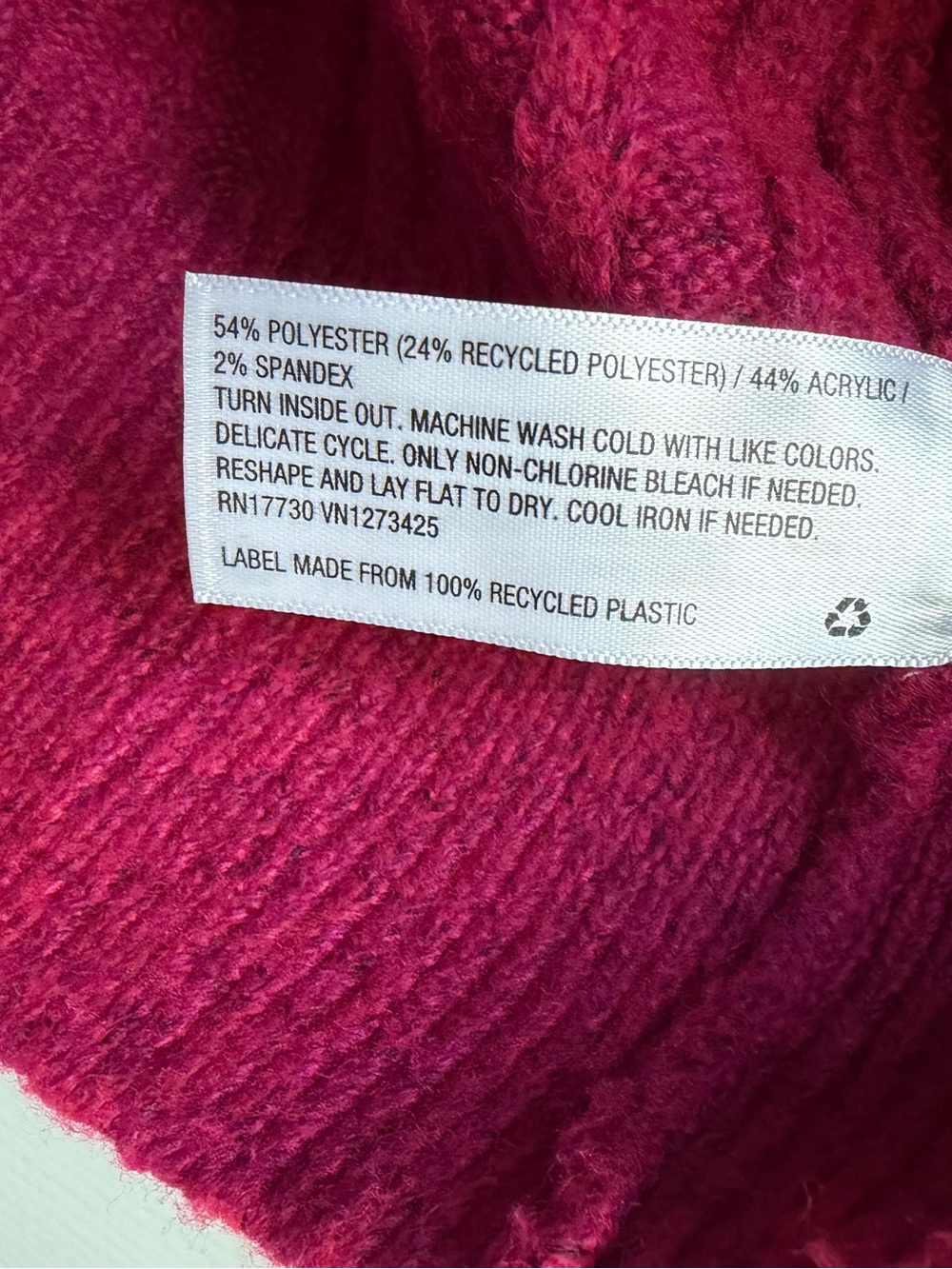 a new day Fuchsia Ribbed Button-Front Cardigan - Picture 6 of 6